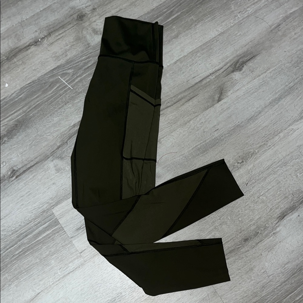 OFFLINE by Aerie Olive Green Activewear leggings